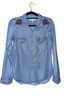 Miami Blue Long Sleeve Button-Down Shirt Size S - photo 1