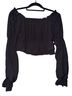 Altar'd State Black Long Sleeve Blouse Size L - photo 1