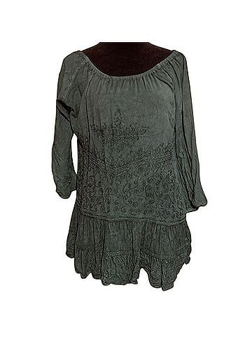 The Pyramid Collection 3/4 Sleeve Top (view 1)