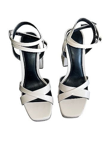 Zara Platform patent leather sandals Heels (view 2)