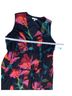 Robbie Bee 100% Polyester Tropical Black Red Green Cocktail Dress Size 20 - photo 7