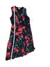 Robbie Bee 100% Polyester Tropical Black Red Green Cocktail Dress Size 20 - photo 9