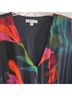 Robbie Bee 100% Polyester Tropical Black Red Green Cocktail Dress Size 20 - photo 12