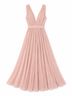 Vera Wang 100% Polyester Tan Pink Cocktail Dress Size 2 - photo 7