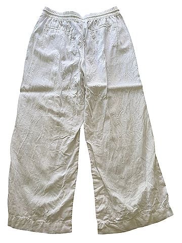 Athleta Retreat Linen High Rise Wide Leg  Casual Pants (view 2)
