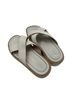 Stuart Weitzman 100% Leather White Tan Sandals Size 5 - photo 1