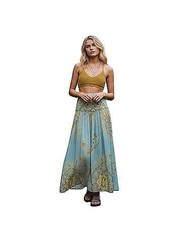 Free People Farrah Maxi Casual Skirt (view 1)