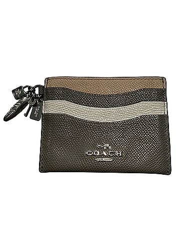 Coach Leather Card Holder (view 1)
