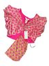 LoveShackFancy Floral Pink Yellow Short Sleeve Top Size XL - photo 2