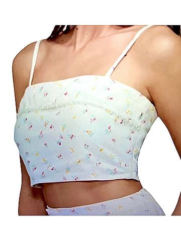 Wildfox Snow White Stem Floral Sleeveless Top (view 1)