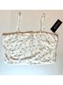 Wildfox 80% Viscose 20% Linen 100% Cotton Floral White Sleeveless Top Size XL - photo 4