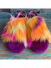 Ugg Tie-dye Pink Purple Orange Yellow Multi Color Mule/Clog Size 5 - photo 4
