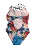 Athleta Floral Multi Color One Piece Swimsuit Size XS - photo 2