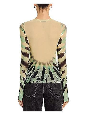 Alice + Olivia Grateful Dead Delaina Long Sleeved Crewneck  Long Sleeve Blouse (view 2)