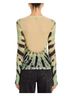 Alice + Olivia Tie-dye Multi Color Long Sleeve Blouse Size M - photo 2