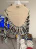 Alice + Olivia Tie-dye Multi Color Long Sleeve Blouse Size M - photo 4