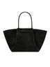 DeMellier 100% Suede Solid Black Silver Tote One size - photo 3