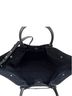 DeMellier 100% Suede Solid Black Silver Tote One size - photo 6