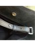 DeMellier 100% Suede Solid Black Silver Tote One size - photo 13