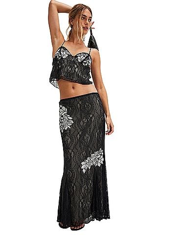 Free People Bali Meet Me at Midnight  Formal Skirt (view 1)