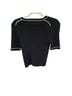 ATM Black Short Sleeve Blouse Size S - photo 2