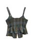 Hot Topic 65% Polyester 35% Rayon 100% Polyester Plaid Multi Color Sleeveless Top Size 0X - photo 2