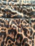 Mango 100% Polyester Animal Print Brown Black Casual Skirt Size 8 - photo 6