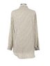Rachel Zoe 100% Polyester Stripes White Ivory Long Sleeve Button-Down Shirt Size L - photo 2