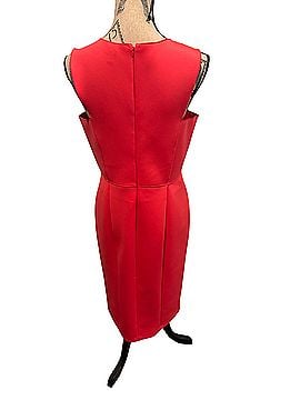 red formal mini dresses Carabella Red High-Neck Short-Sleeve Mini Dress – Club L London