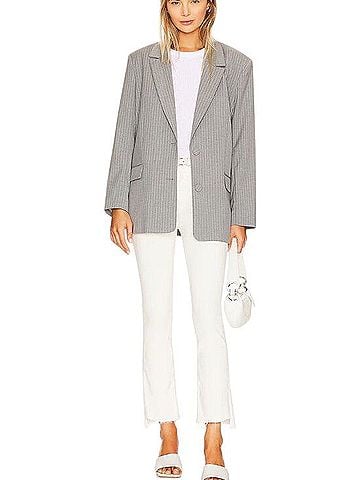 Mother The Insider Crop Step Fray Jeans (view 1)