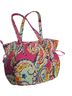Vera Bradley 100% Cotton Floral Paisley Multi Color Tote One size - photo 2