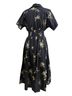 Entro Floral Blue Casual Dress Size S - photo 2