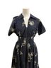 Entro Floral Blue Casual Dress Size S - photo 4
