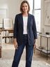 J.Jill Solid Black Blazer Size M - photo 4