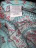 Johnny Was 100% Cotton 100% Polyester Floral Teal Red Pink Gray Jacket Size S - photo 4