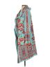 Johnny Was 100% Cotton 100% Polyester Floral Teal Red Pink Gray Jacket Size S - photo 8