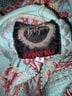 Johnny Was 100% Cotton 100% Polyester Floral Teal Red Pink Gray Jacket Size S - photo 3