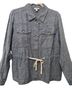 J.Jill 100% Linen Solid Blue Jacket Size S - photo 1