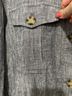 J.Jill 100% Linen Solid Blue Jacket Size S - photo 5