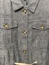 J.Jill 100% Linen Solid Blue Jacket Size S - photo 6