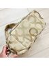Coach Tan Ivory Leather Shoulder Bag One size - photo 3