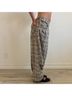 Free People Plaid Multi Color Casual Pants Size L - photo 13