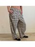 Free People Plaid Multi Color Casual Pants Size L - photo 14