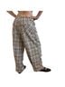 Free People Plaid Multi Color Casual Pants Size L - photo 2