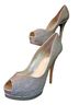 Guess Silver Heels Size 9 1/2 - photo 1