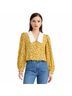 REVOLVE Yellow Long Sleeve Blouse Size S - photo 6
