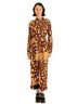 FARM Rio 100% Viscose Print Brown Black Jumpsuit Size XS - photo 1