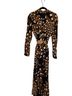 FARM Rio 100% Viscose Print Brown Black Jumpsuit Size XS - photo 2