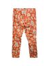 maxmara Floral Orange White Casual Pants Size 4 - photo 2