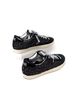 P448 Tweed Black Silver Gray Sneakers Size 10 - photo 3